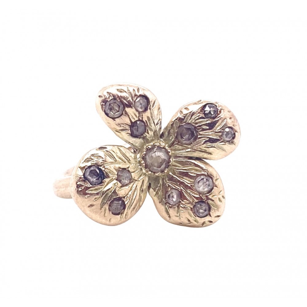 Anello in oro con diamanti OR-TENSIA M2 AN