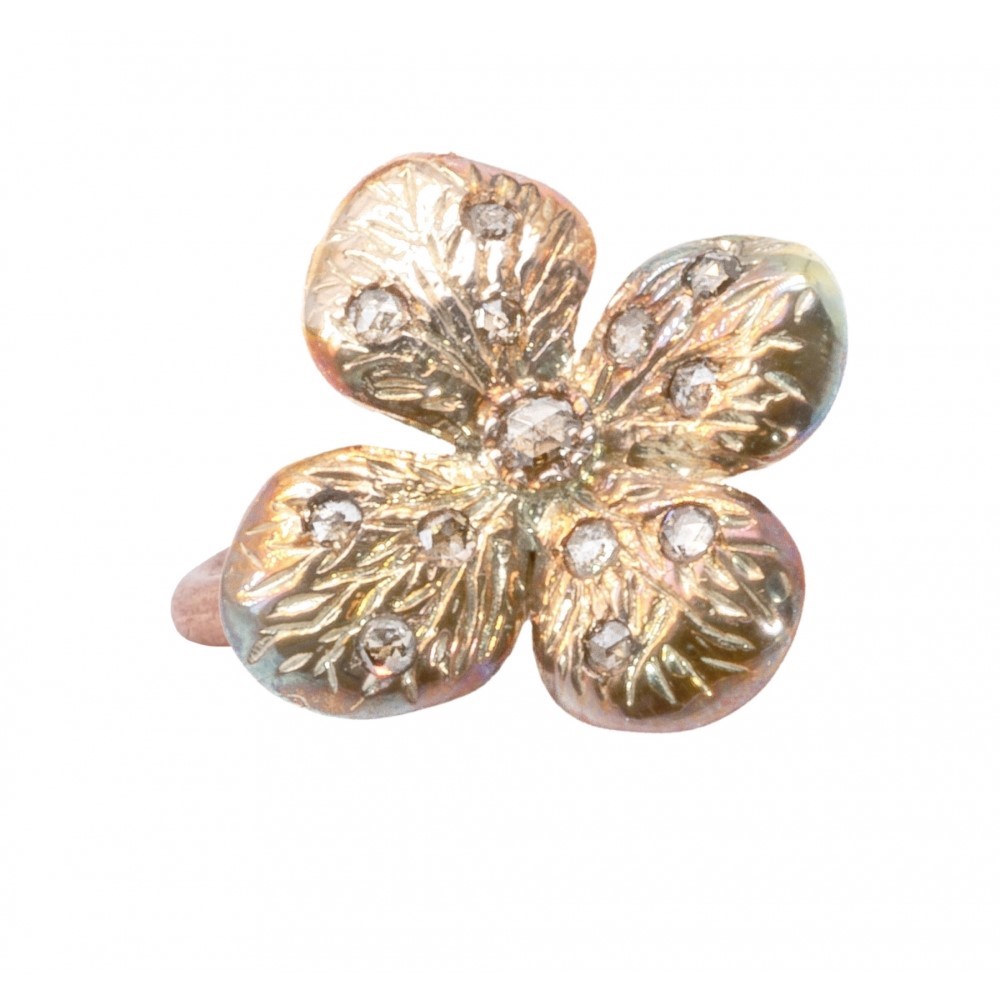 Anello in oro con diamanti OR-TENSIA M3 AN