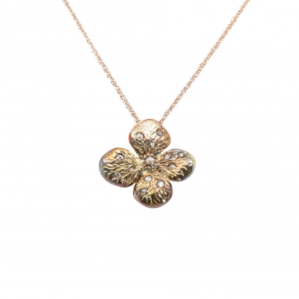Pendente in oro con diamanti OR-TENSIA M3 CION