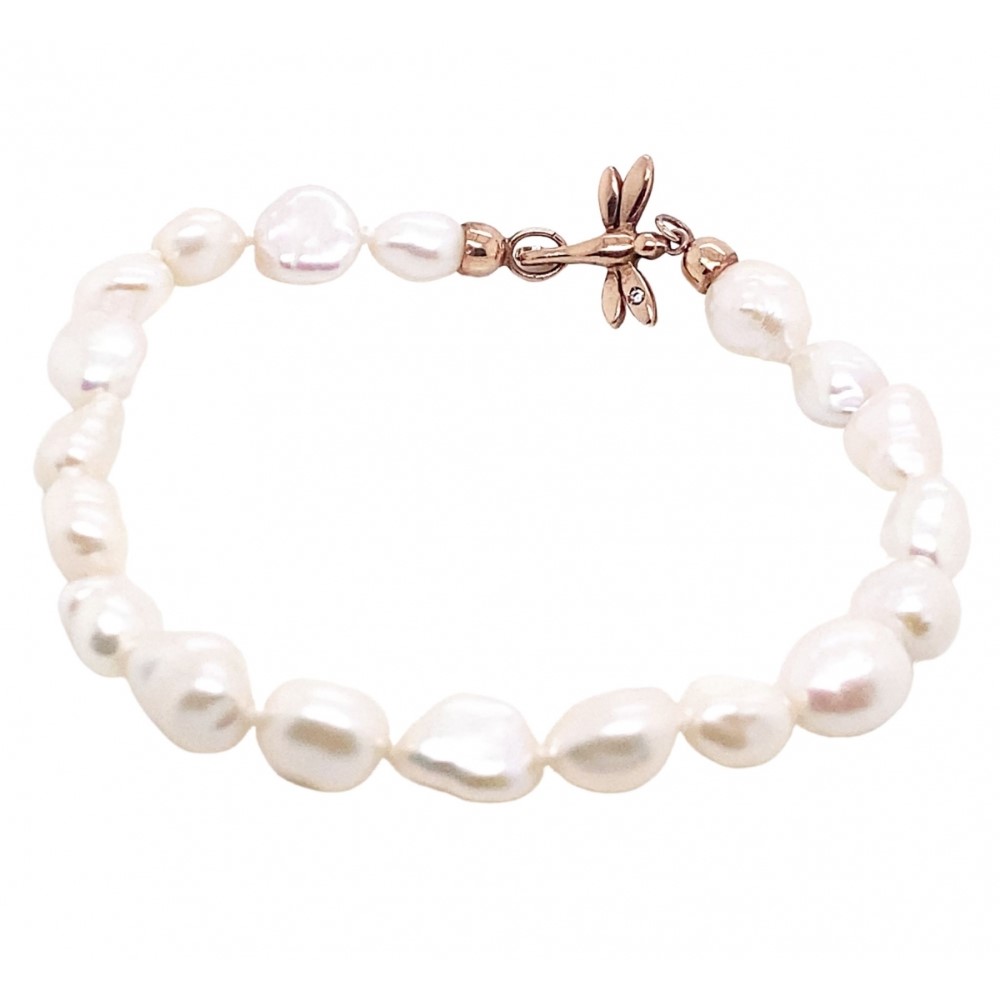Bracciale in argento con perle AF 018 LIB BR