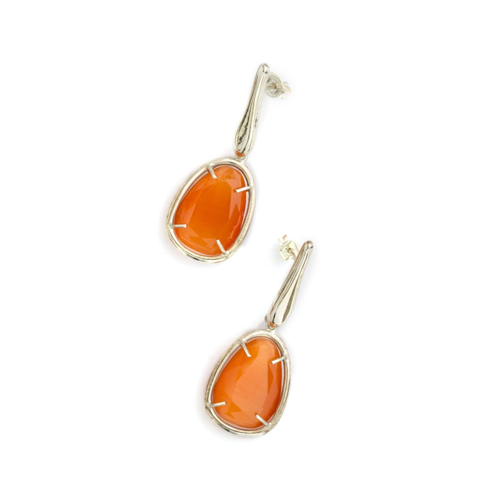 Orecchini in argento e cristallo BB 03 OR GR C