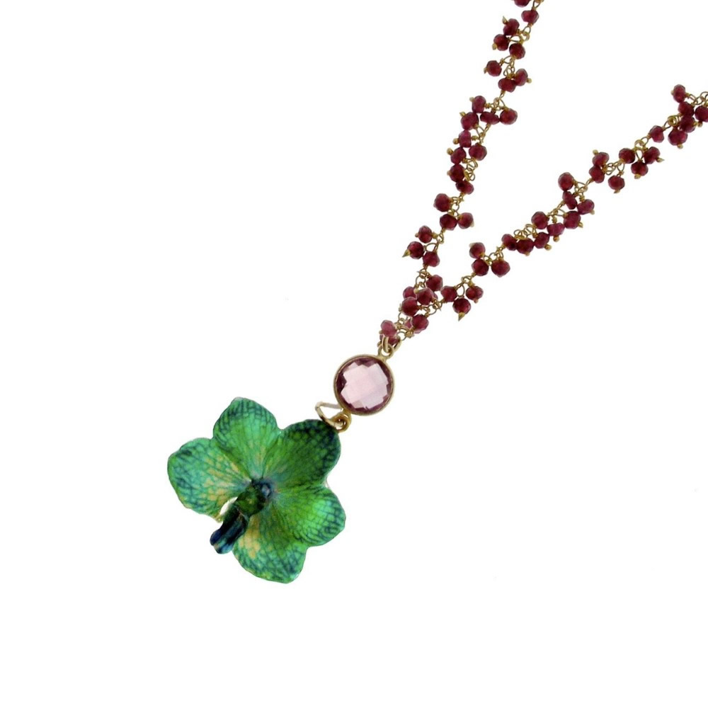 Orecchini A Orchidea In Argento 925 ONEFINITY – Gioiello Donna Elegante Con Madreperla – Regalo In Scatola