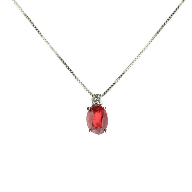 Pendente in oro, diamanti e pietra preziosa CION-262