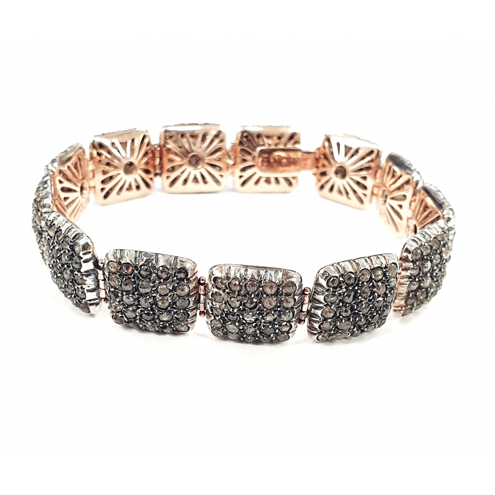 Tennis in oro e argento con diamanti PAR.ST.NEW QUAD TENNIS GR