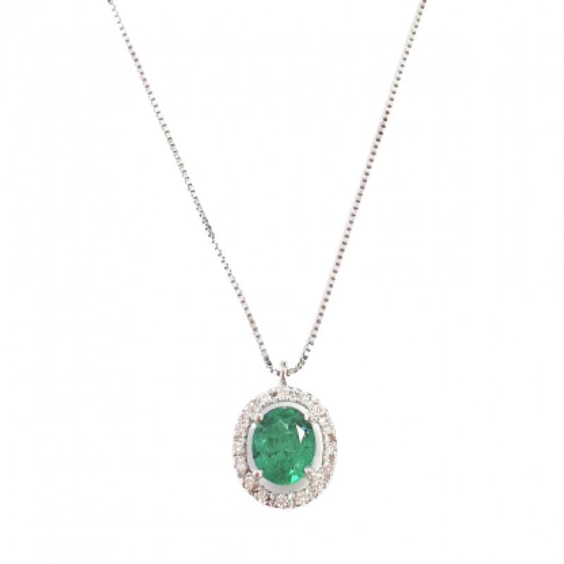 Pendente in oro, diamanti e pietre preziose CION-267