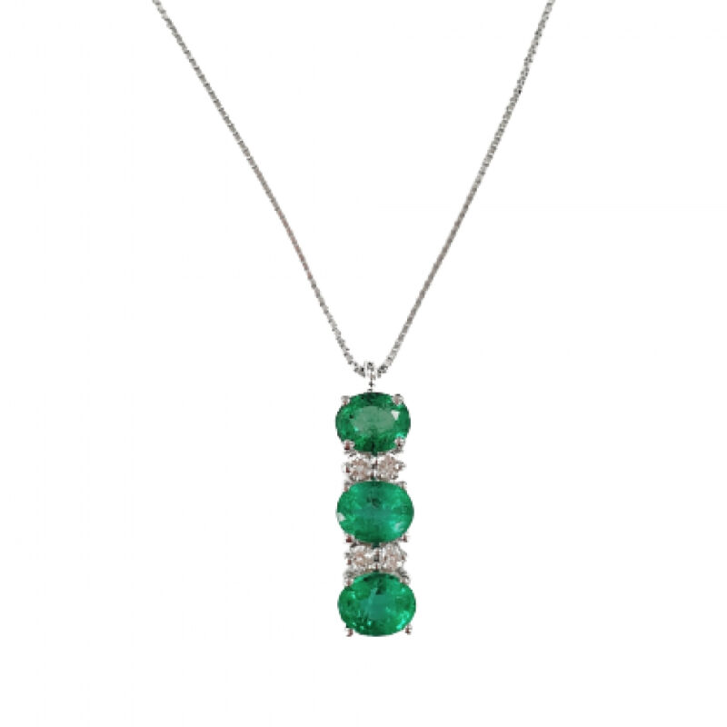 Pendente in oro, diamanti e pietre preziose CION-268