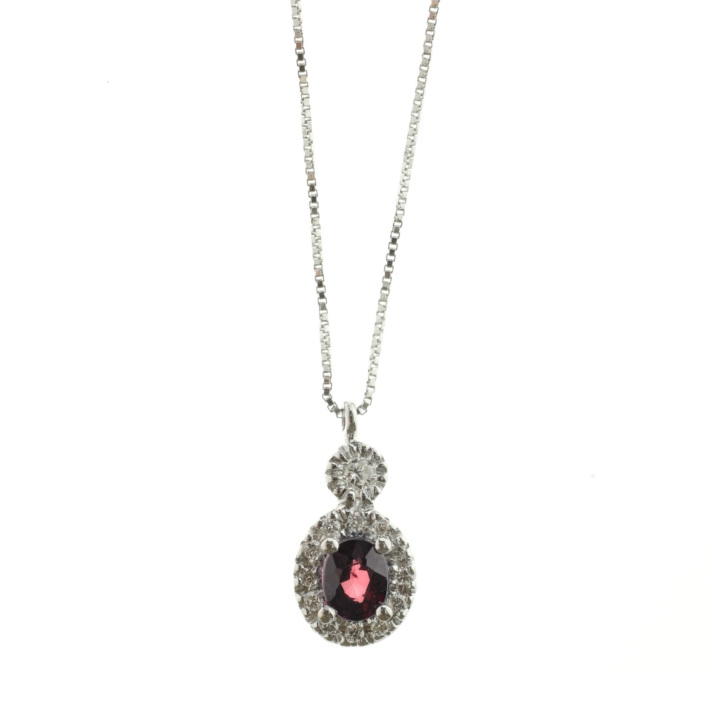 Pendente in oro, diamanti e pietre preziose CION-265