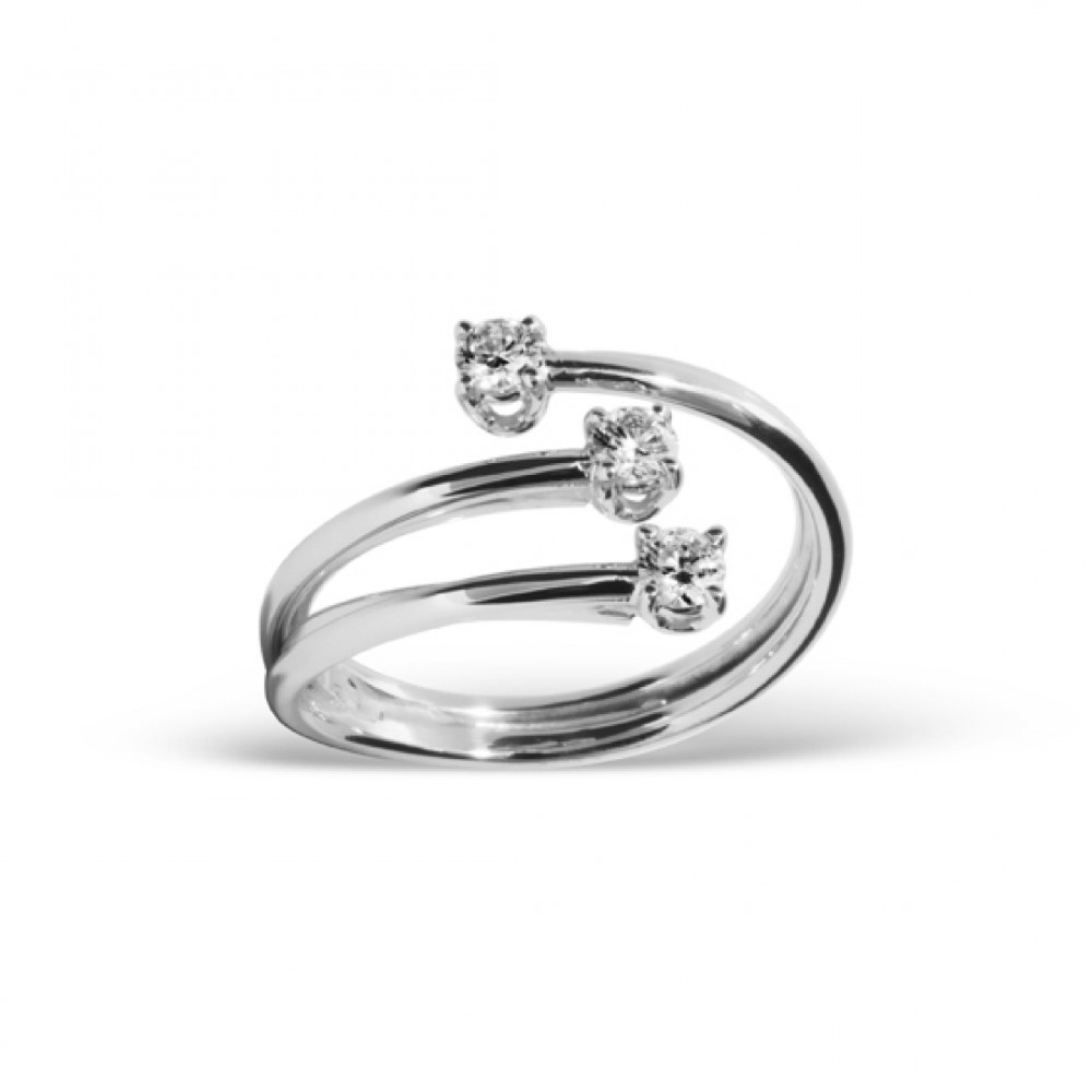 Anello in oro e diamanti TRI-043-2F