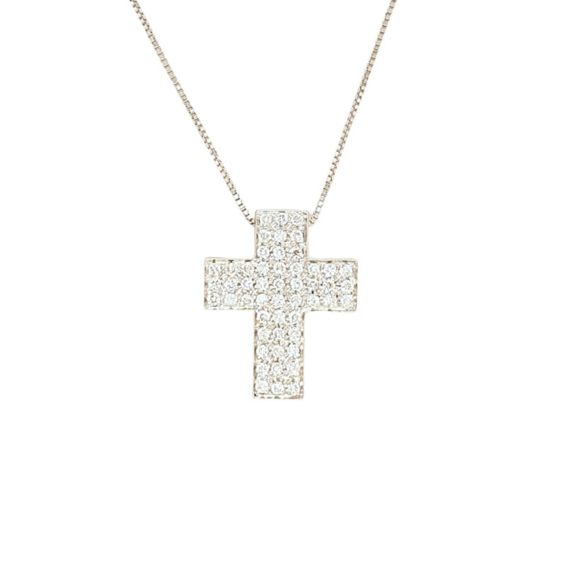 Croce in oro e brillanti CRO-069