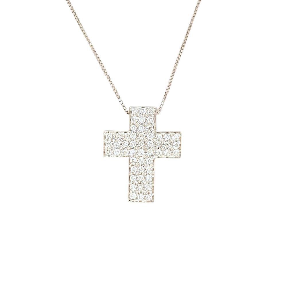 Croce in oro e brillanti CRO-069