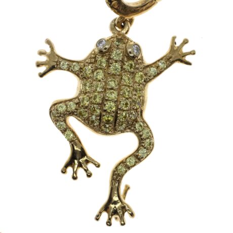 Orecchini in argento e zirconi, con fiori e pietre MOD.253OR.R.J.