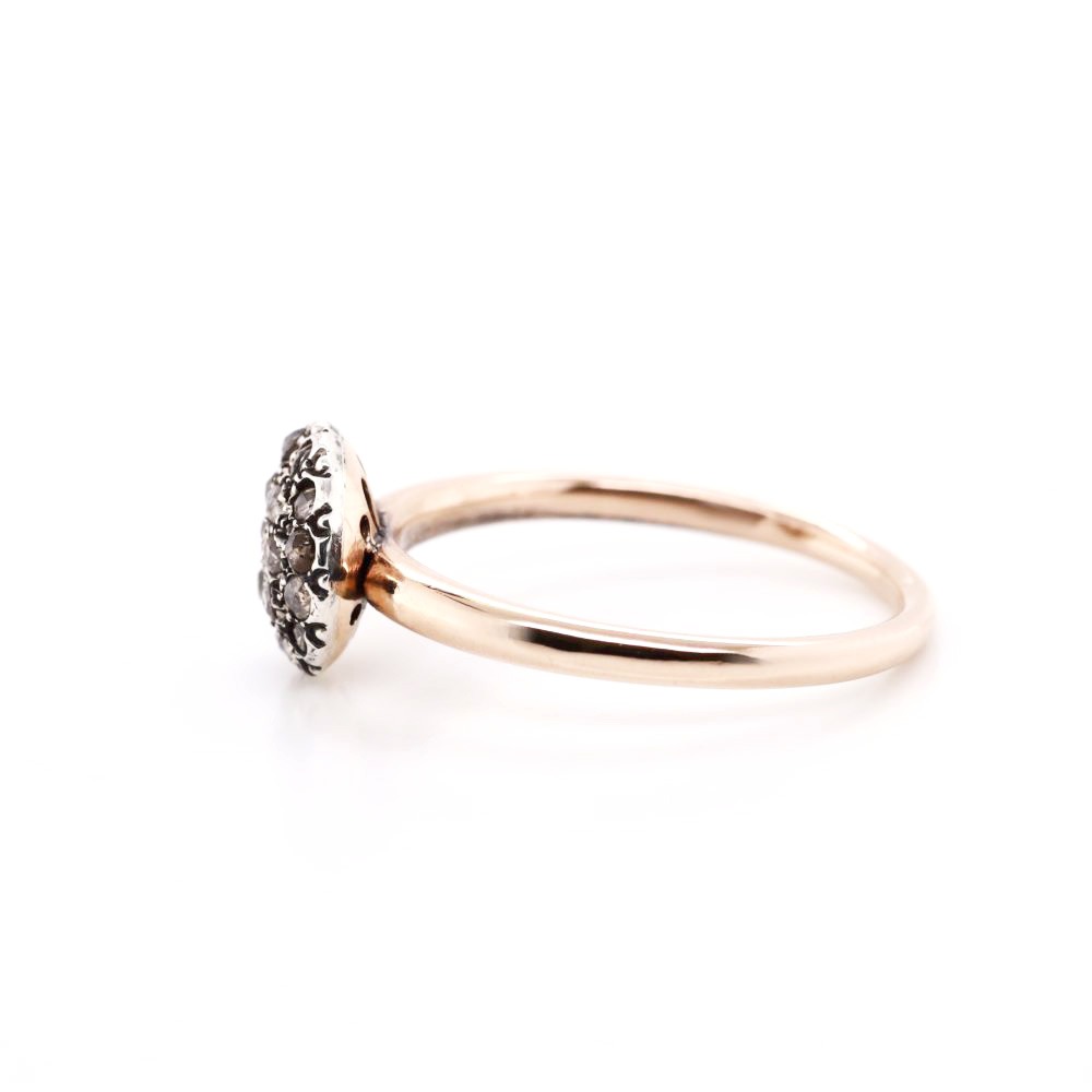 Anello in Oro e Argento con Diamanti <br><h6>PAR.ST.NEW AN</h6> - immagine 2