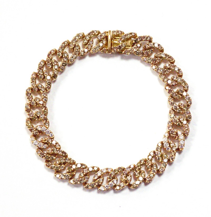 Bracciale in oro con brillanti BR-068