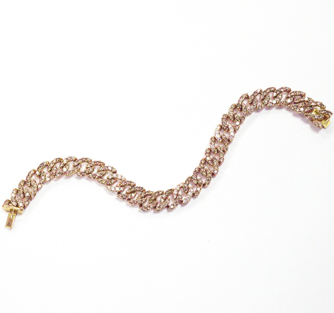 Bracciale in oro con brillanti <br><h6>BR-068</h6> - immagine 3