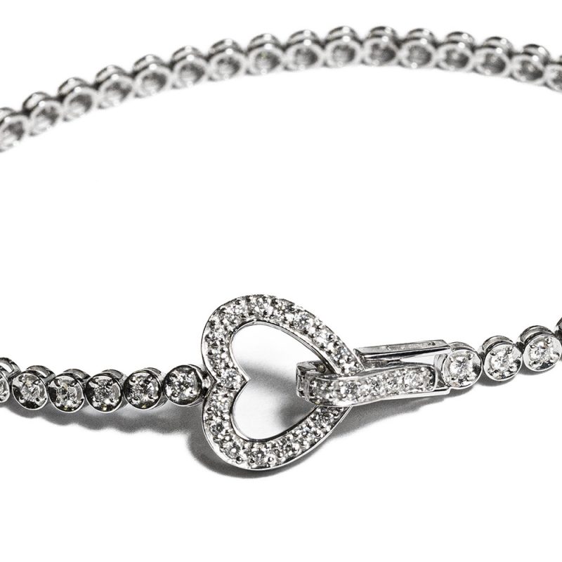 Bracciale in oro e diamanti <br><h6>BR-CUORE</h6> - immagine 3