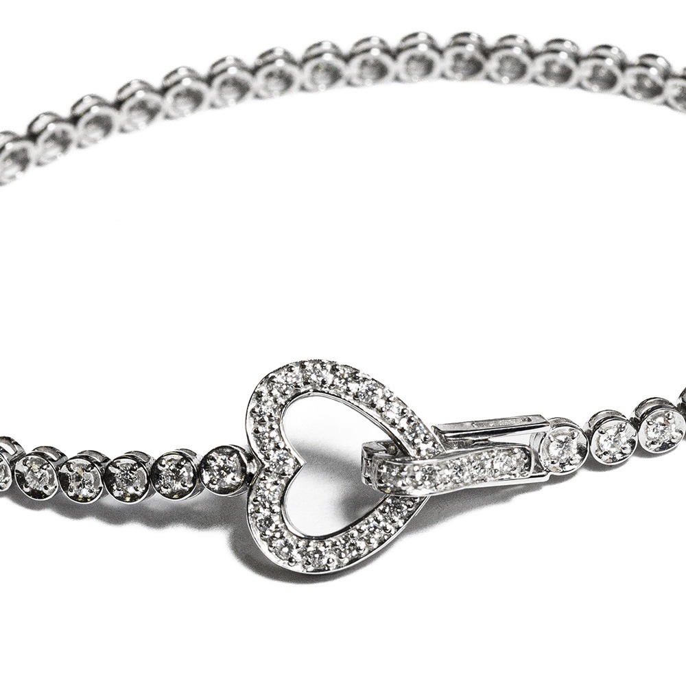 Bracciale in oro e diamanti <br><h6>BR-CUORE</h6> - immagine 3