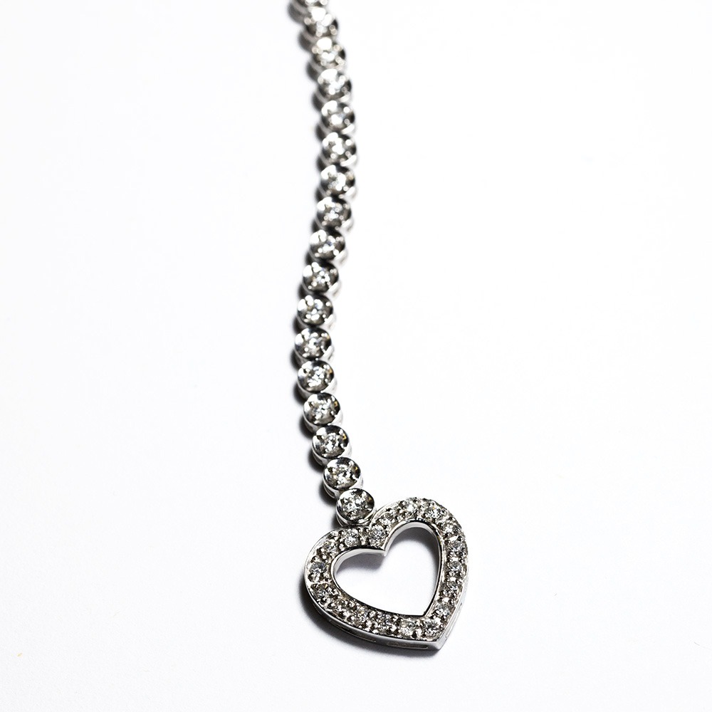 Bracciale in oro e diamanti <br><h6>BR-CUORE</h6> - immagine 5