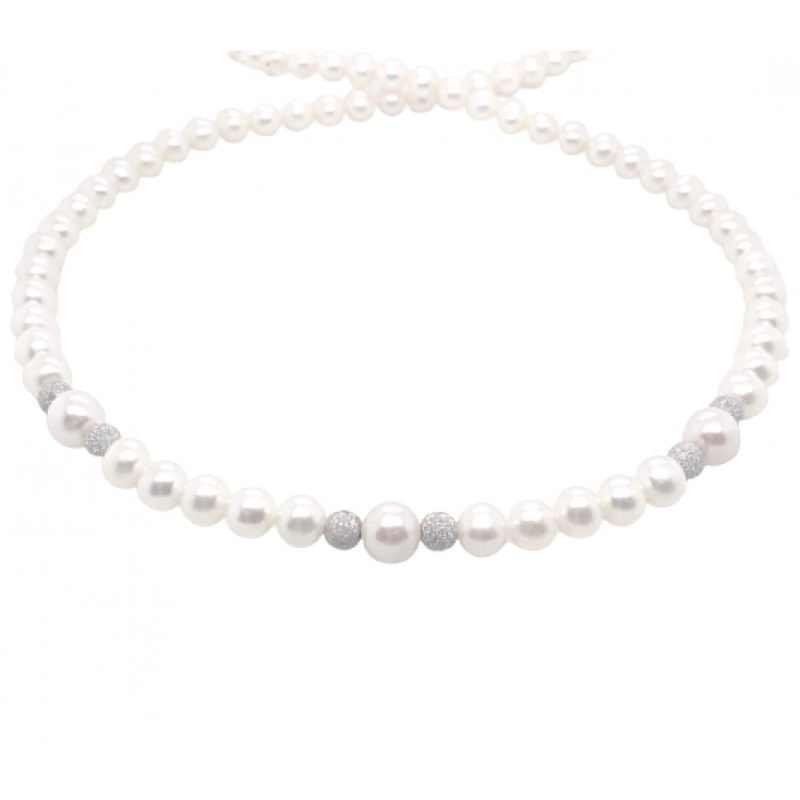 Collana di perle in oro COL PERLE 002