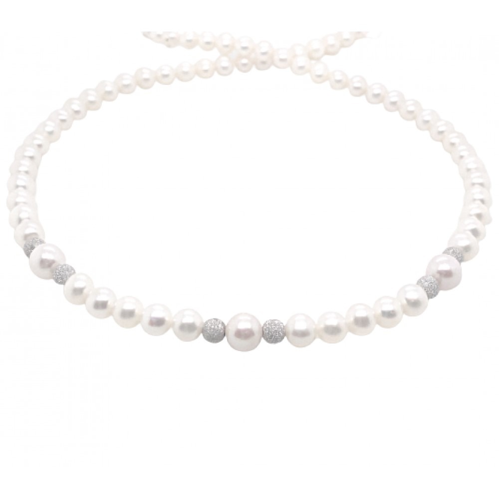 Collana di perle in oro COL PERLE 002