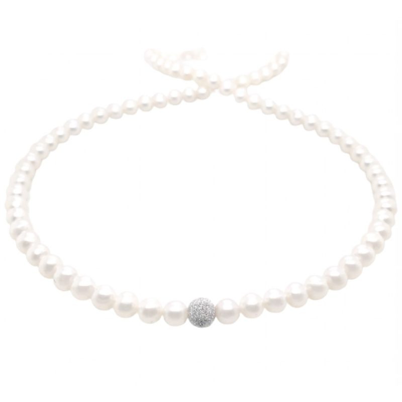 Collana di perle in oro COL PERLE-001