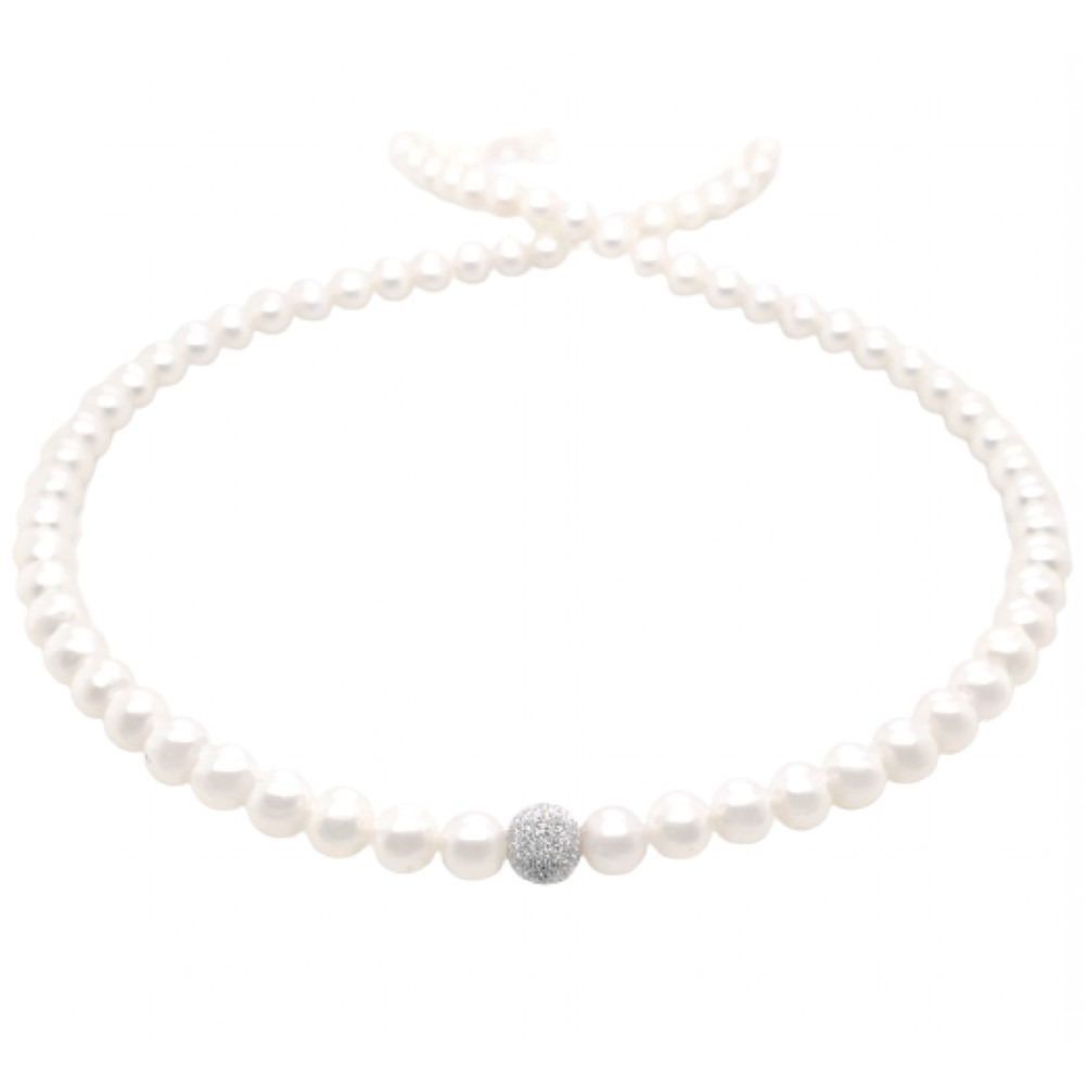 Collana di perle in oro COL PERLE-001