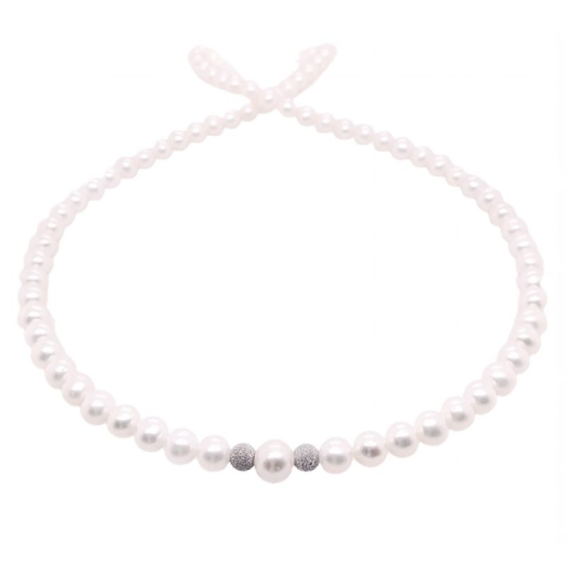 Collana di perle in oro COL PERLE-003