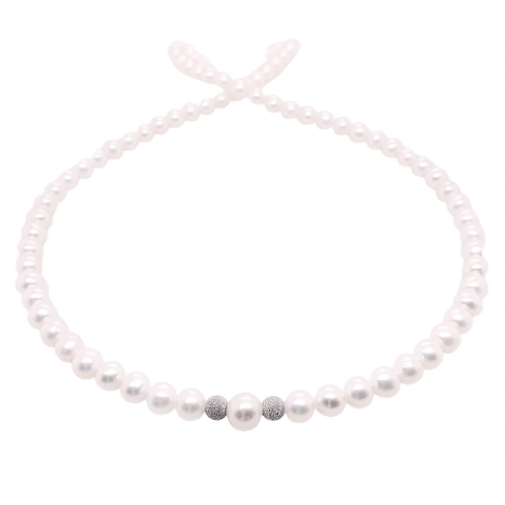 Collana di perle in oro COL PERLE-003