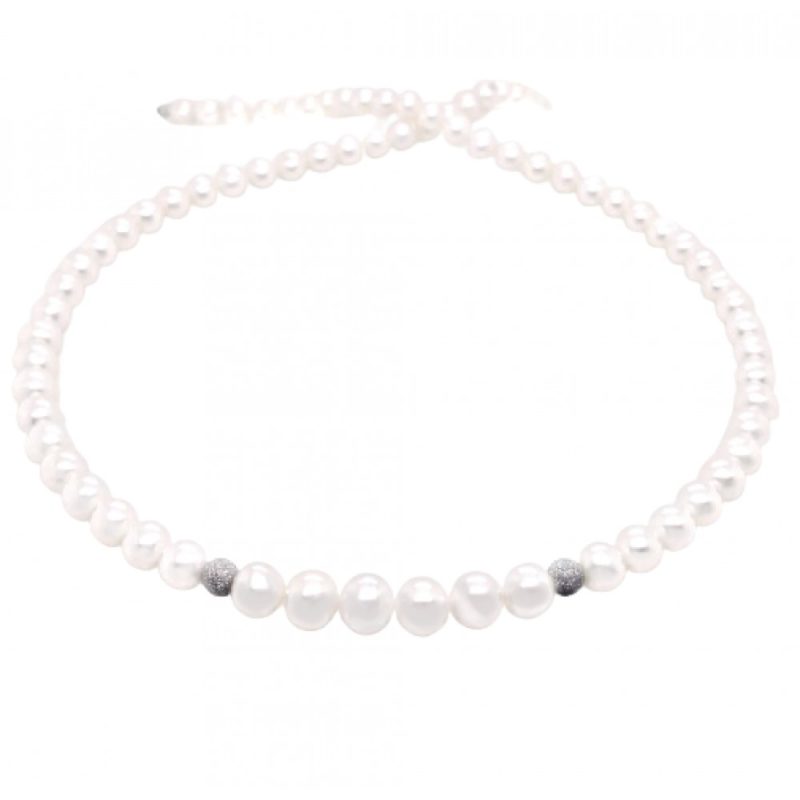 Collana di perle in oro COL PERLE-004