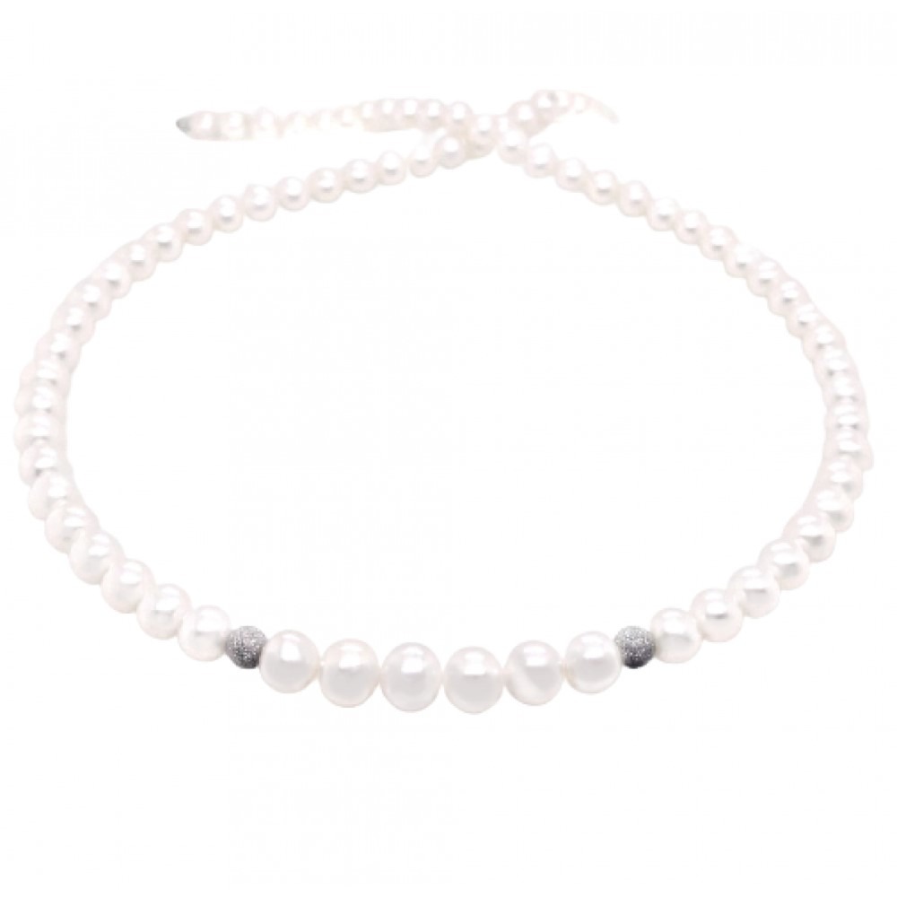 Collana di perle in oro COL PERLE-004