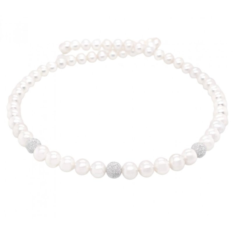 Collana di perle in oro COL PERLE-005