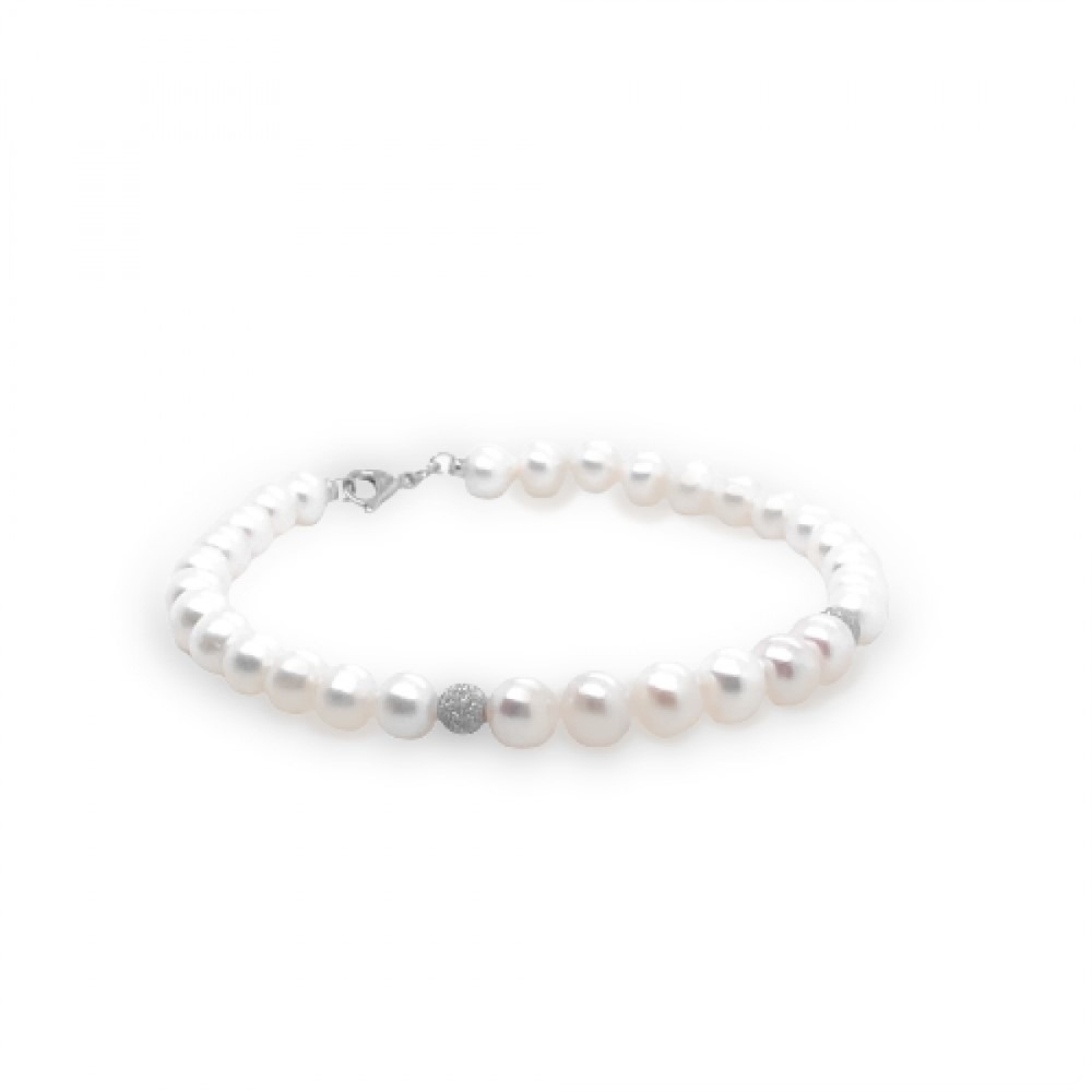Bracciale di perle in oro BR PERLE-002