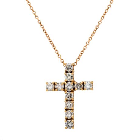 Croce in oro e diamanti CRO-FILO