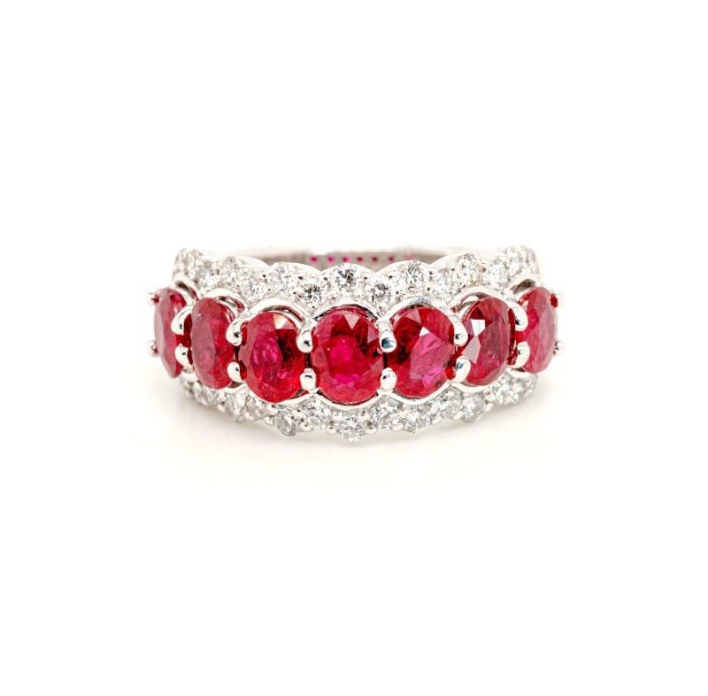 ANELLO-FANCS-V.-CON-5-PIETRE-DI-RUBINO-E-DIAMANTI-IN-ORO-18KT-FRONTALE-