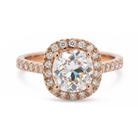 Anello in Oro rosa e Brillanti<br><h6>ANF-408</h6>