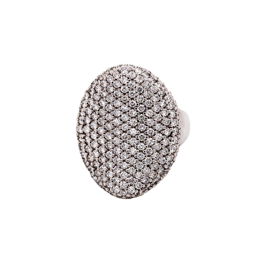 Anello in oro bianco con diamanti<br><h6>ANF-453</h6>