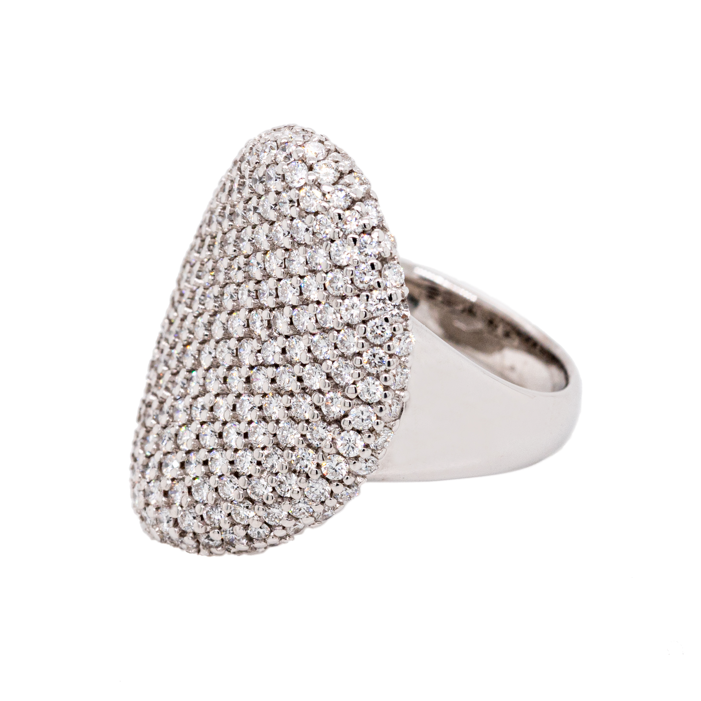 Anello in oro bianco con diamanti<br><h6>ANF-453</h6> - immagine 2