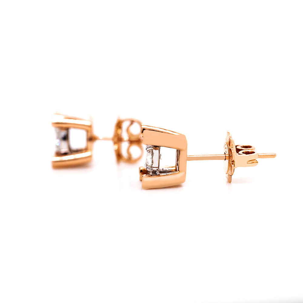 Orecchini in Oro e Diamanti <br><h6>ORDI-PL 15</h6> - immagine 3
