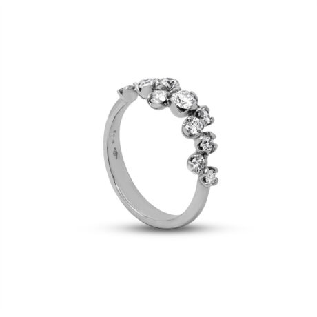 Anello in oro carati 18 con diamanti carati 0.76