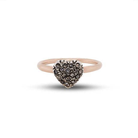 Anello in oro e argento 925 con rose coronè