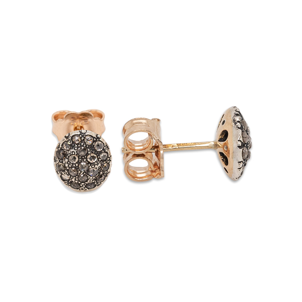 Orecchini in Oro e Argento con Pietre preziose <br><h6> SWEET-OV-OR </h6> - immagine 2