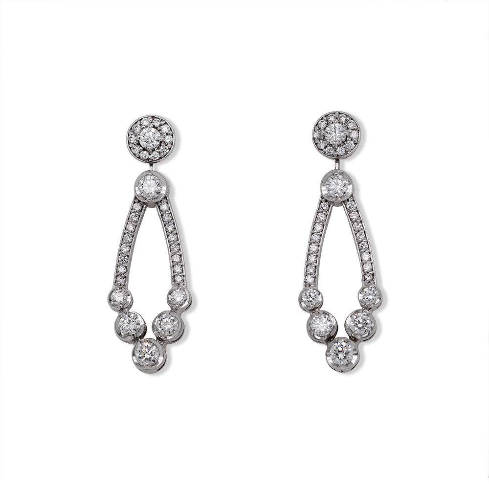 Orecchini in oro e diamanti <br><h6> ORDI-224 </h6>
