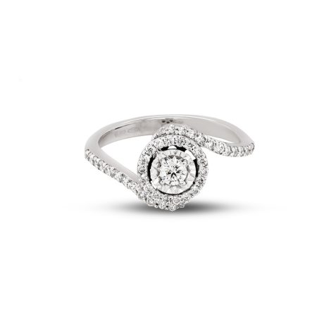Anello oro e diamanti