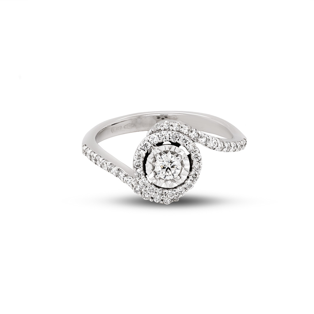 Anello oro e diamanti