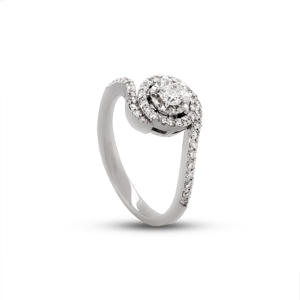 Anello oro e diamanti
