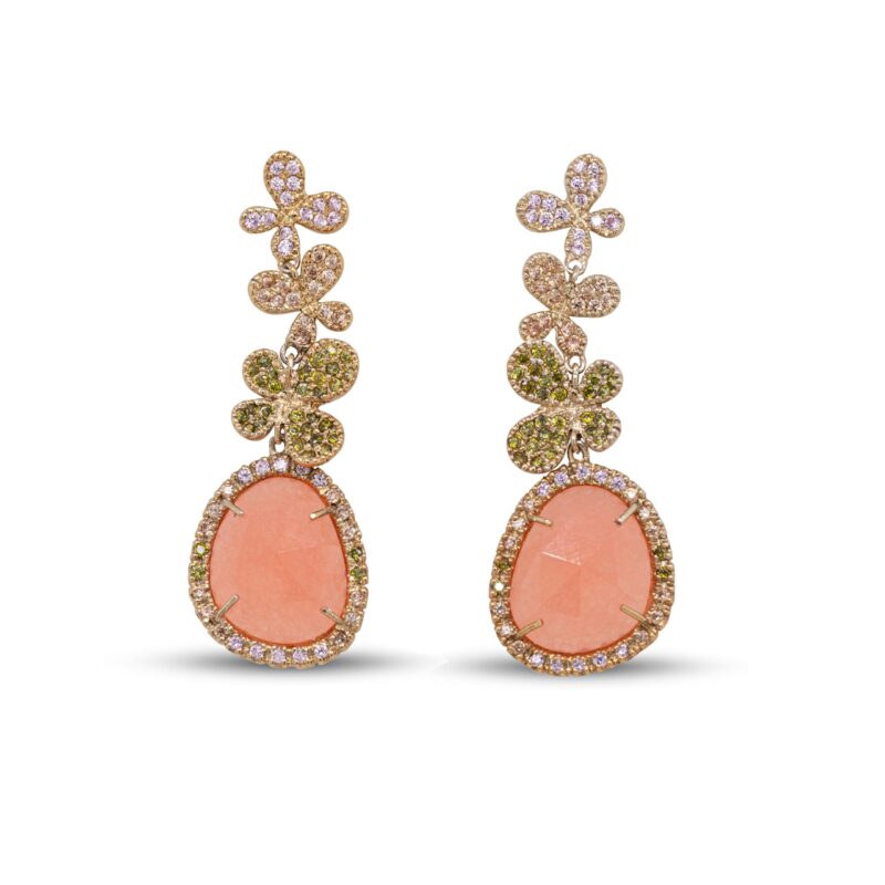 Orecchini in Argento 925 Farfalle con Zirconi