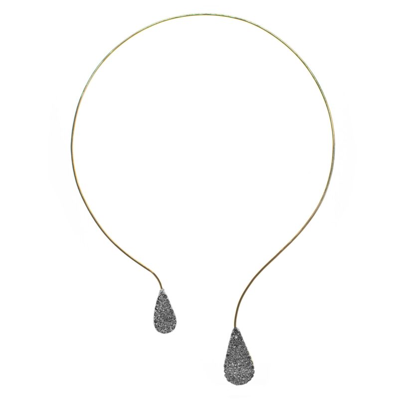 Collana in Oro Argento e Brillanti
