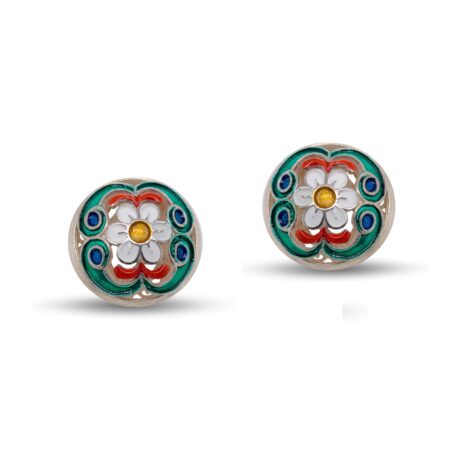 Orecchini in Argento bianco 925 smaltati. TRIQ-015TO OR G