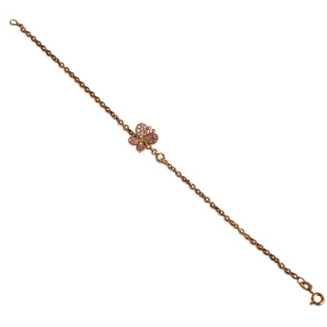 Bracciale Farfalla in Argento e Zirconi <br><h6>AF-014 FARF BR </h6>
