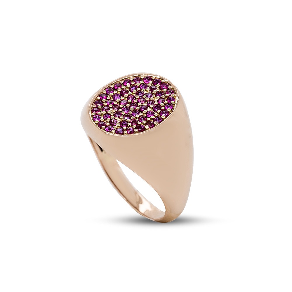 Anello in Oro con Pietre preziose <br><h6>mign-014 GR </h6> - immagine 2