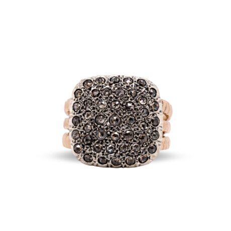 Anello in Oro e Argento con Brillanti PAR.ST.ANT.QU AN TR